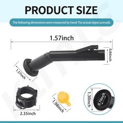 3 Pcs Fuel Gas Can Jug Spouts Nozzles & Rings & Caps for Blitz 900302 900092 …