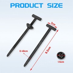 50-500pcs Nylon Universal Cable Tie Buckle Heavy Duty Self-Locking Free Shipping