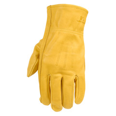 6 Paris Wells Lamont Men’s Leather Work Gloves 100% Cowhide Leather, NEW