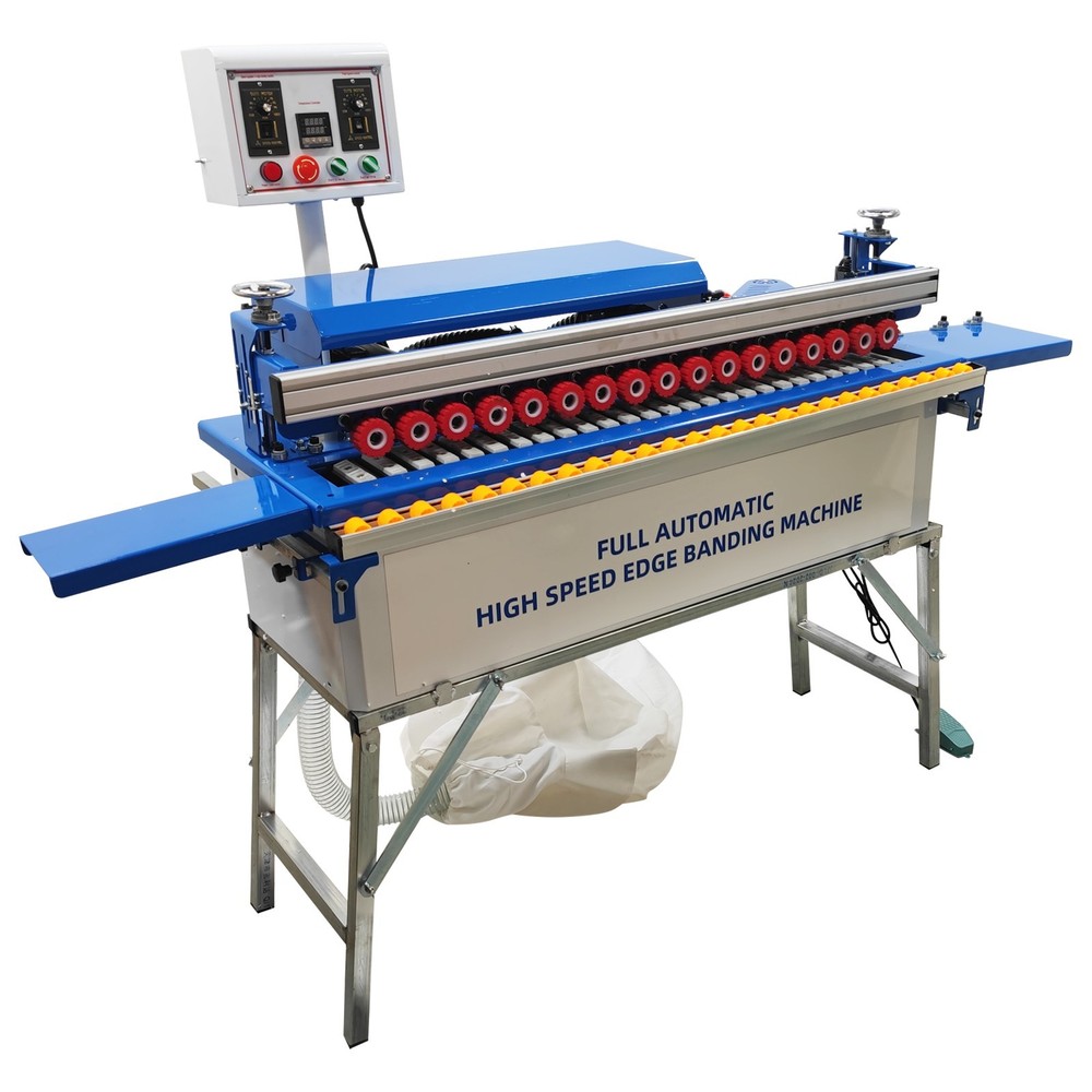All-in-One Woodworking Edge Bander&Trimmer for Straight and Curved Line Use 110V