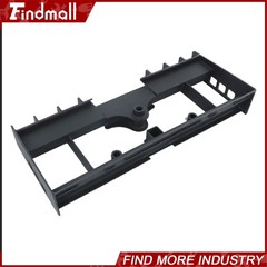 Heavy-Duty Pallet Fork Frame W/ Receiver Hitch & Spear Sleeves Skid Steer 4000lb
