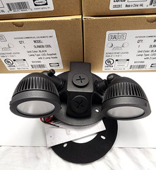 4x Hubbell Dual-Lite Wet Location LED Remote Head Emergency Light DLRWDB-1205L