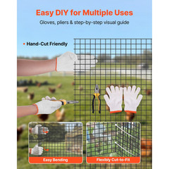 24in x 50ft Hardware Cloth Wire Mesh Roll 1/2 in 19 Gauge Chicken Fence