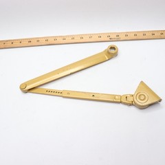 Door Closer Arms Forged Steel Arm Satin Brass