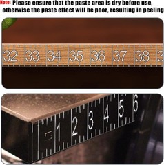6 Pcs Fish Ruler Decal Measuring Tape Sticker 42 Inch, as picture shown