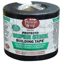 Protecto Wrap Super Stick Silver Synthetic Flashing Tape 75′ L x 4″ W (12-PACK)
