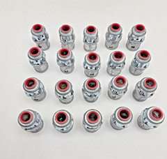 Arlington SNAP2IT 3/8″ MC Cable Conduit Connector Insulated Zinc Lot of 20 New