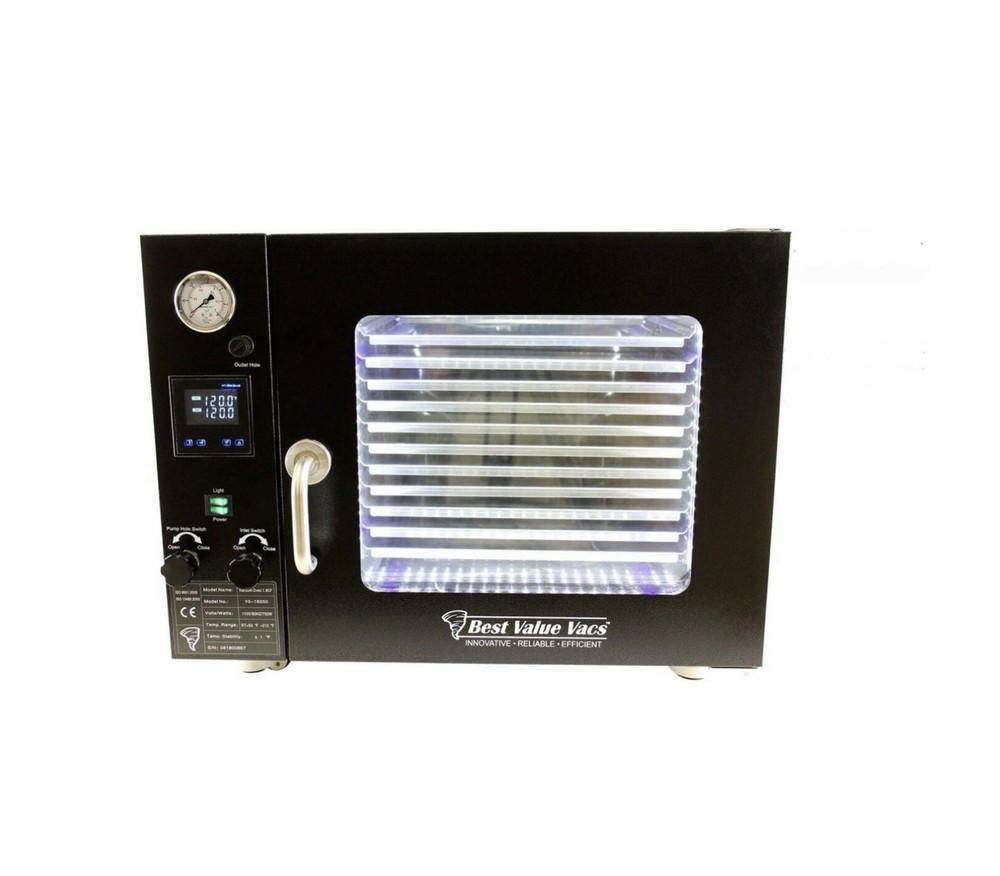 BVV 1.9 Cubic Foot Vacuum and Degassing Oven 5 Wall Heating, Touch Screen, LED’s