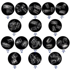 Dental Preformed Crown Resin Temporary Pre-corona Transparent Anterior 1.910