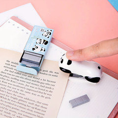 Cartoon Mini Stapler Set 1000 Pcs No 10 Staples Cute School Office Binding