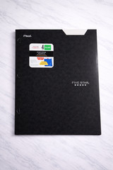 Five Star 4-Pocket Folder w/ Tabs – Assorted Colors – Mead Durable School Folder