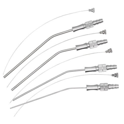 5Pcs Frazier Aspirator Suction Tube Dental Bone Cleaning Instruments Grade
