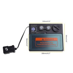 Practical Solar Auto Darkening Welding Helmet Goggle Lens Keep Face from Peeling