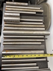 52100 Alloy Steel Round Bars – CD & HR – 31 PCS – 35.85 LBS – Machining Lot