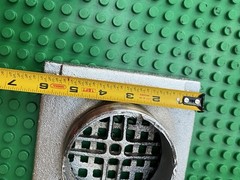 Smith Square Nickel Bronze Grate Floor Drain Shown In Pictures