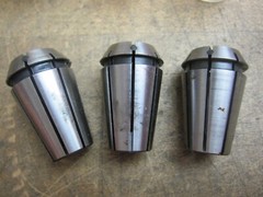 TECHLEADER ER20 extended collet chuck with 9/32″, 1/4″, & 8mm collets 1″ shank