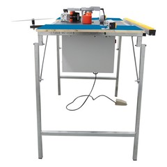 110V 1.2KW Electric Automatic Curved Straight Edge Banding Machine With platform