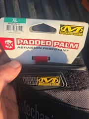 Mechanix Wear X-Large Black/Tan Padded Palm Work Gloves