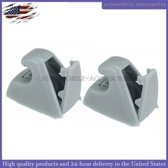 1Pair For 2007-2014 Chevrolet Tahoe Gray Sunvisor Shade Support Clip US