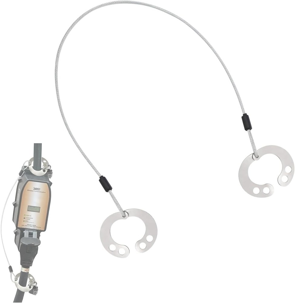 PRO RV Surge Guard Lock RV Surge Protector Lock Security Cable Stainless Steel-1