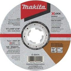 Makita X-LOCK Type 1 5 In. x 0.045 In. x 7/8 In. Metal Thin Cut-Off Wheel Makita