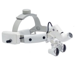 Lupas Binoculares de Diadema 3.5X para Cirugía Dental/Médica – Con Luz LED de 5W