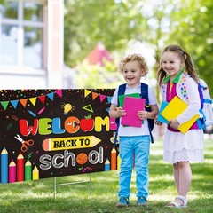 Jectivs Back to School Yard Sign