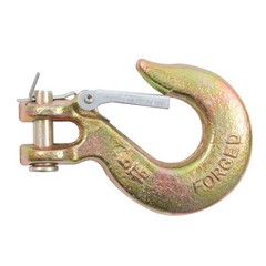 4 Pack 5/16″ G70 Chain Hook Clevis Slip Hook with Safety Latch 14000Lbs Capacity