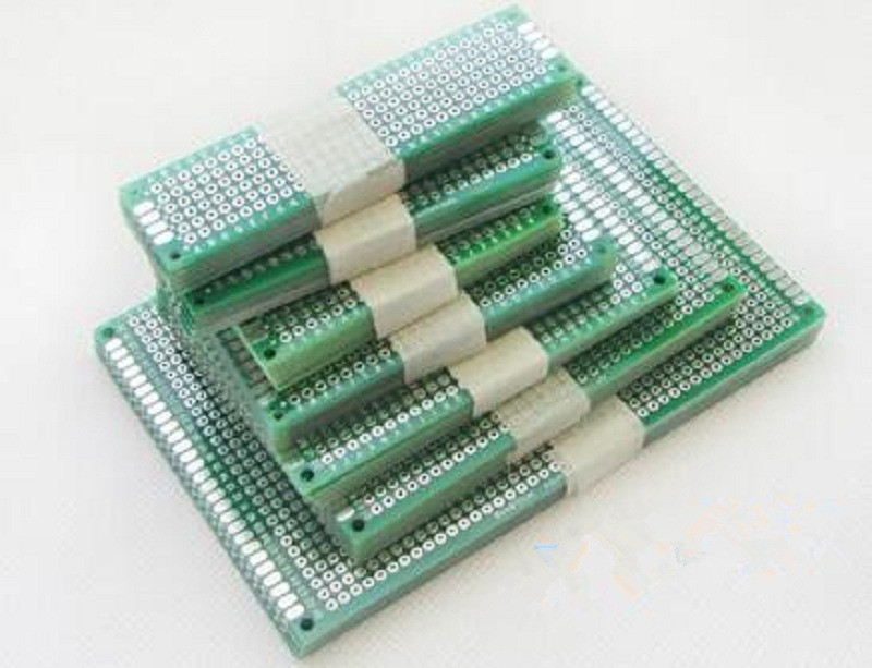 7pcs 5×7 8×12 7×9 6×8 4×6 3×7 2×8 cm double Side Board Copper prototype PCB