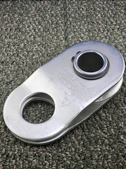 Quadratech Pulley Block Snatch Block Steel 20000 lbs Capacity