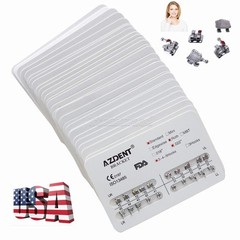 Dental Orthodontic Brackets Braces Standard Roth.022 Hooks 345 AZDENT
