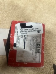 Robertshaw 1830-705 Pilot Electrode Assembly for 2S-6 Gas Furnace