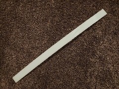 UHMW PE White .188″ (3/16″) Thick x 18″ Length x 1″ Wide strip