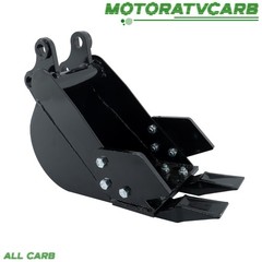 ALL-CARB 200mm Narrow Trenching Bucket For Mini Excavators Digger Attachment