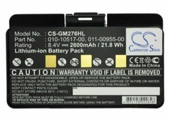 2600mAh Battery For Garmin 010-00543-00,3580100054300,GPSMAP 276,296,376,478,495