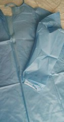 Isolation Blue gown Size ( L ) 10 PCS Per Bag