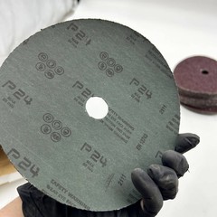 CGW Abrasives 48031 Resin Fiber Disc ML2111 7″ x 7/8″ Type C 24 Grit Pk of 25