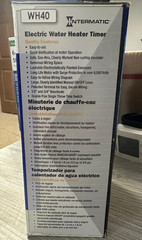 INTERMATIC ELECTRIC WATER HEATER TIMER DPST 40 AMP 240V AC 60HZ