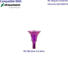 Dental Regular Closure Cover Cap Screws Healing Abutment fit ITI Straumann RC