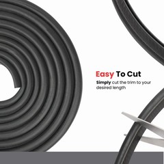 Trim Seal with Top Bulb – PVC Plastic Trim with EPDM Rubber Bulb Seal R