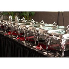 8QT CLASSIC Chafer Rectangular Chafing Dish Catering Buffet Food Tray + Rebate