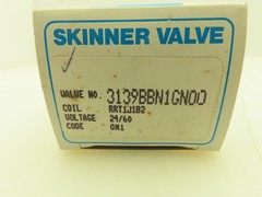 Honeywell Skinner 3139BBN1GN00 Solenoid Valve 3-Way NO 24VAC 100 PSI 1/8″ NPT