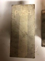 PUSH/PULL ALUMINUM STOREFRONT DOOR HANDLES 6 In Center -4 1/2 X10
