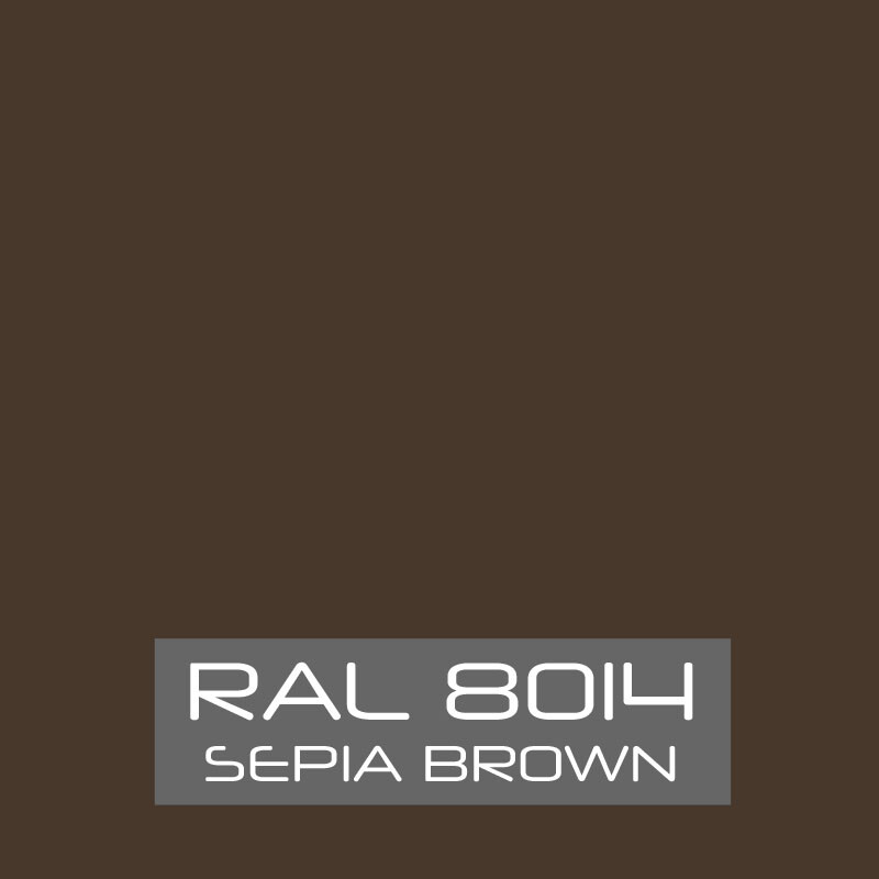 RAL 8014 Sepia Brown Powder Coat Paint – NEW 1LB
