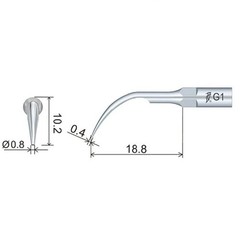 Woodpecker Ultrasonic Scaler Tips Kit Scaling Tip Assorted Fits EMS G1 G2 G4 P1