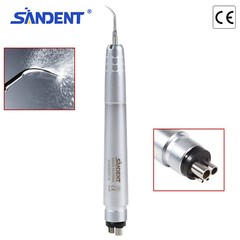 Dental Ultrasonic Air Scaler Handpiece 4 Hole +Scaling Perio Tips G1,G2,G4 SA