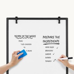 Durable Magnetic Dry Erase Board 36″x24″ with Stand – Ideal for Office & School