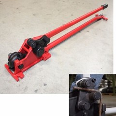 3/4″ Manual Rebar Bender & 5/8″ Cutter 90° & 180° Bend 50″ Long Handle Leverage