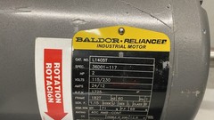 Baldor-Reliance L1405T 2HP Motor /single phase/115/230 volt 1725 RMP