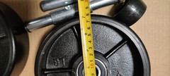 Pallet Jack/Truck Poly Wheels Full Set with Axles, Bearings, Entry Rollers, Caps